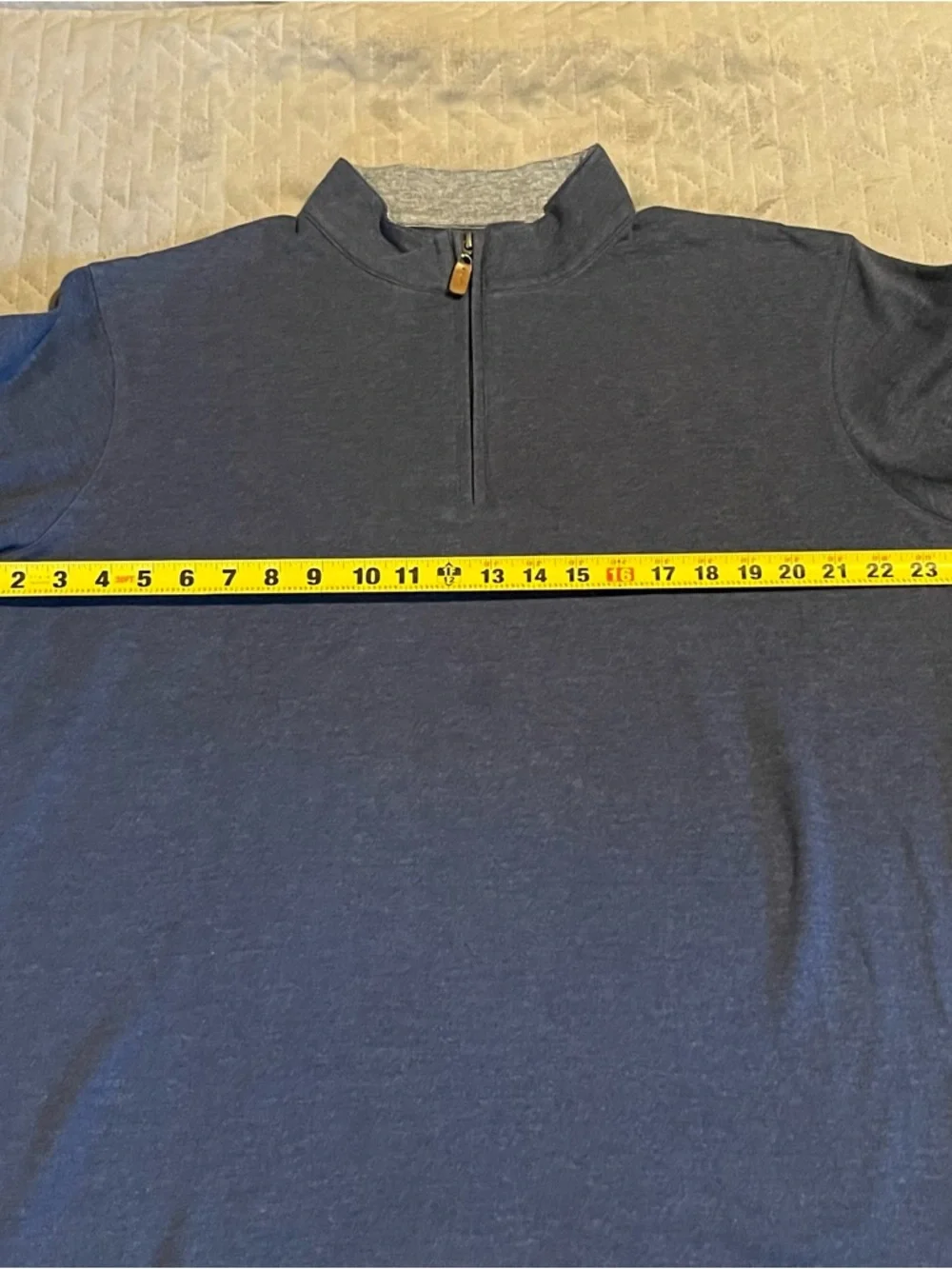 Mizzen Main 1/4 zip sweater mens‎ XXL NWOT blue
